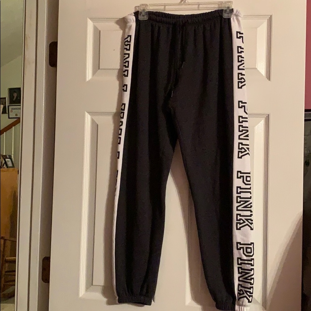 Victoria Secret Pink long fleece sweat pants